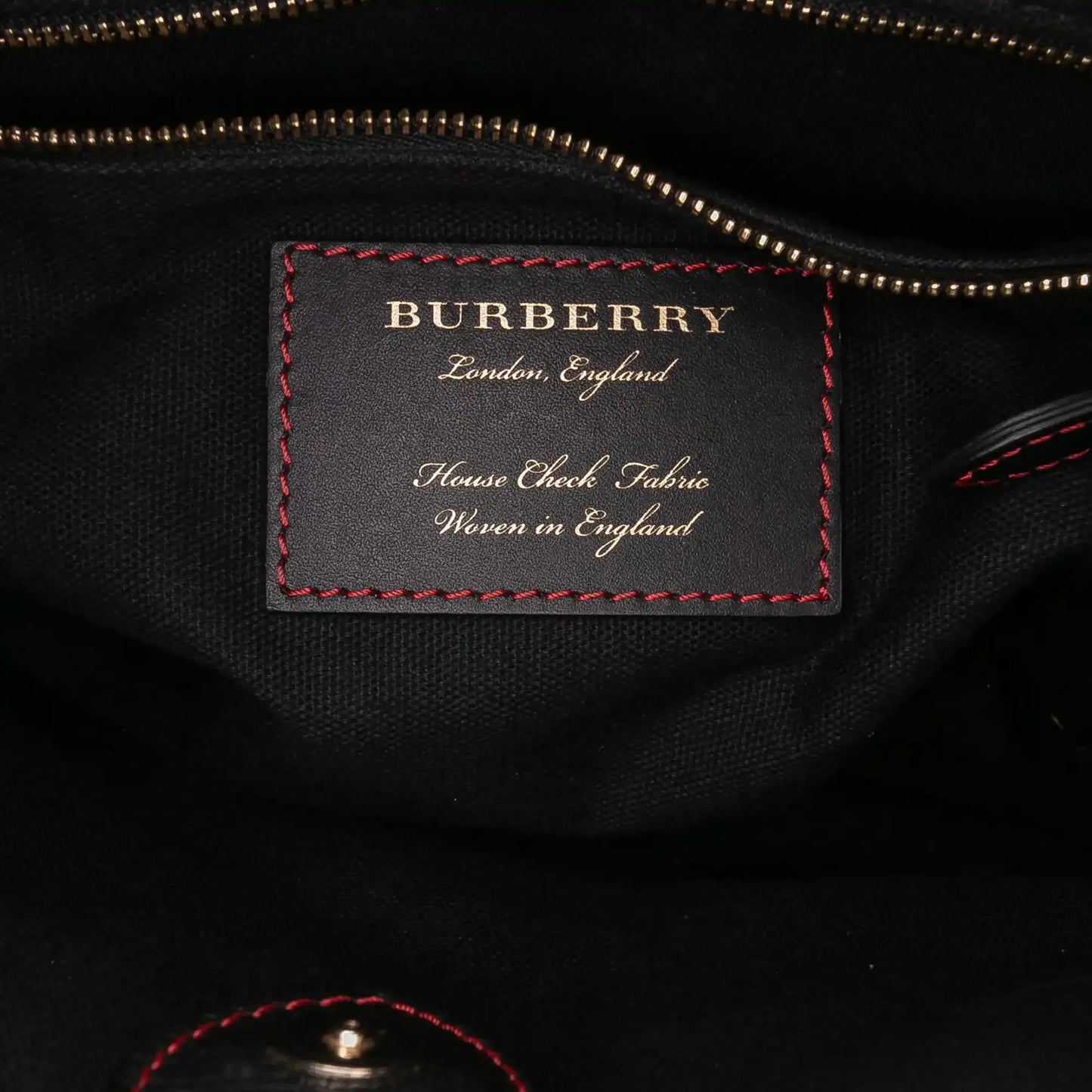 Burberry Medium Leather Patchwork and House Check Banner Satchel