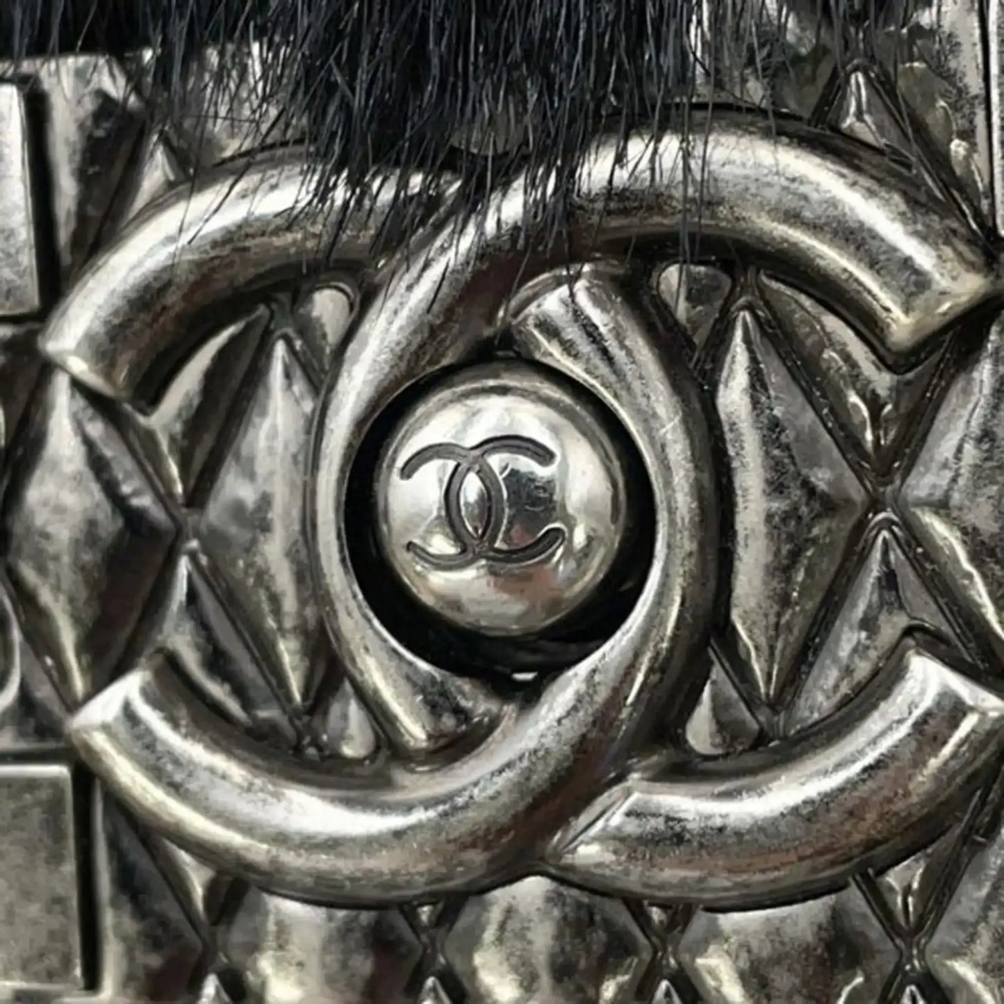 Chanel Old Medium Fur Boy Flap
