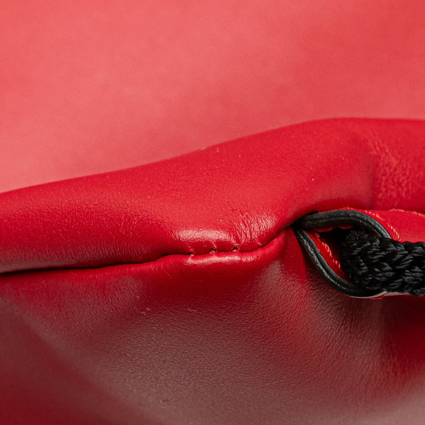 Gucci Leather Gucci Ghost Drawstring Backpack