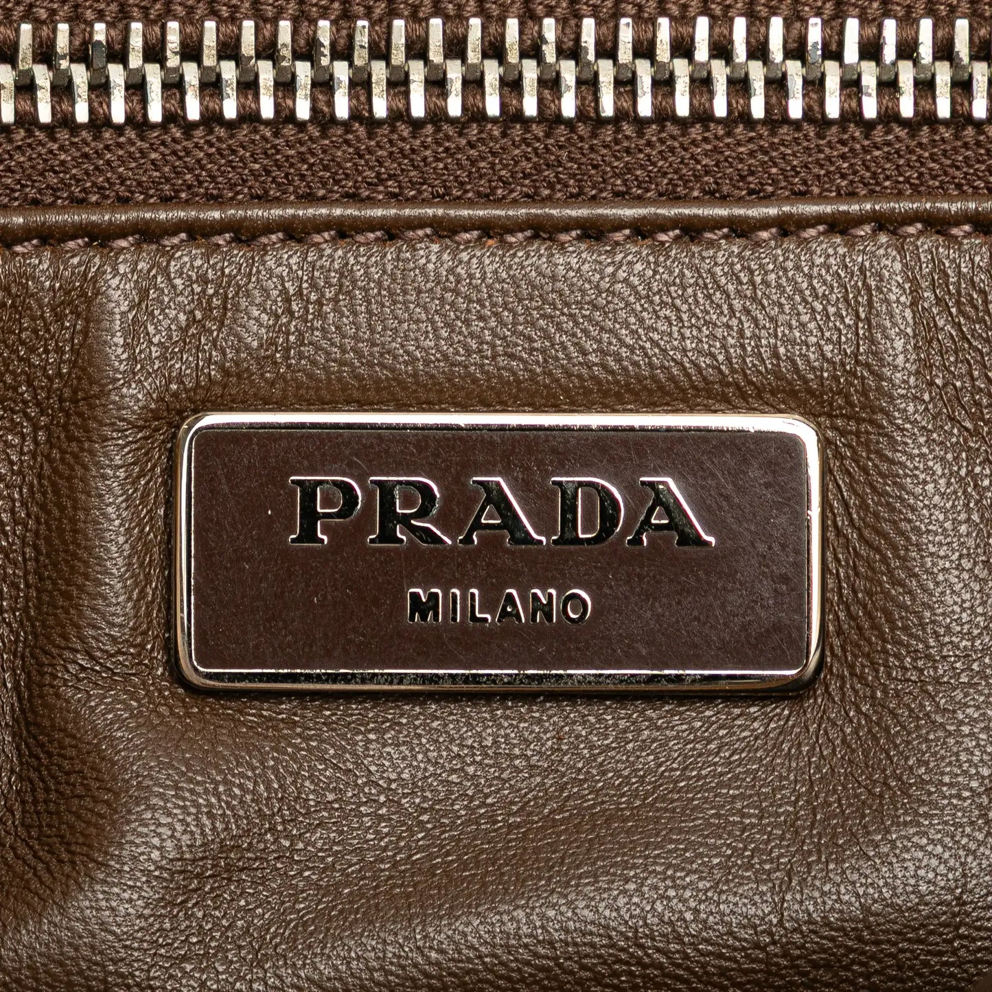 Prada Bicolor Saffiano Envelope Pushlock Clutch