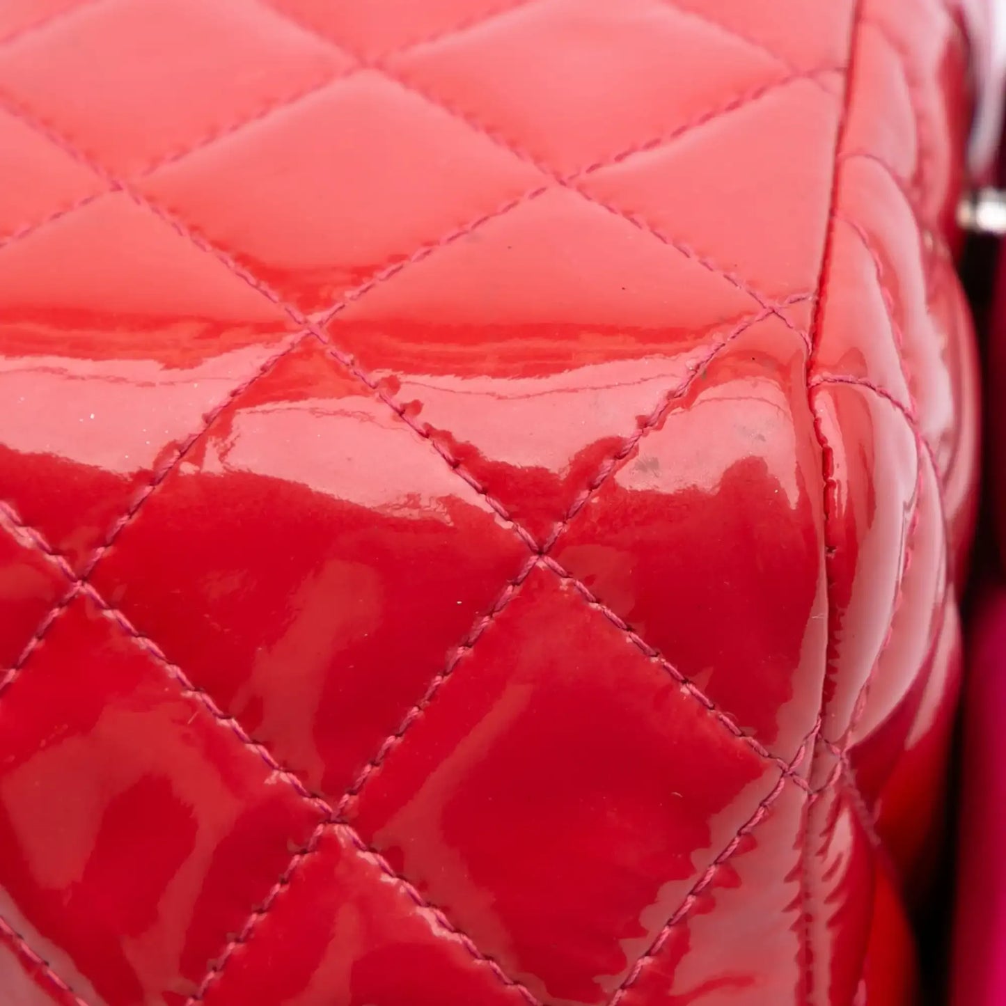 Chanel Mini Square Classic Patent Single Flap