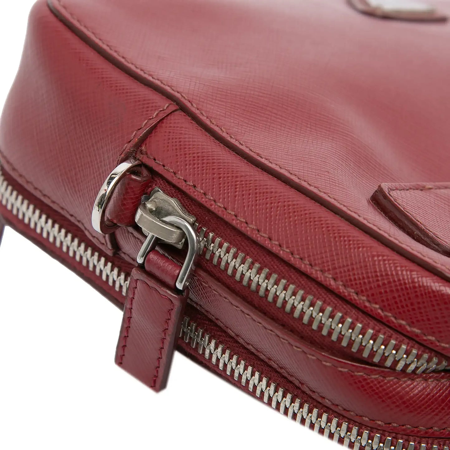 Prada Saffiano Portfolio Zip Clutch