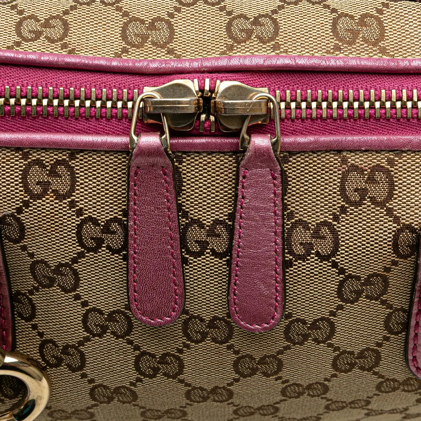 Gucci GG Canvas Heart Bit Satchel