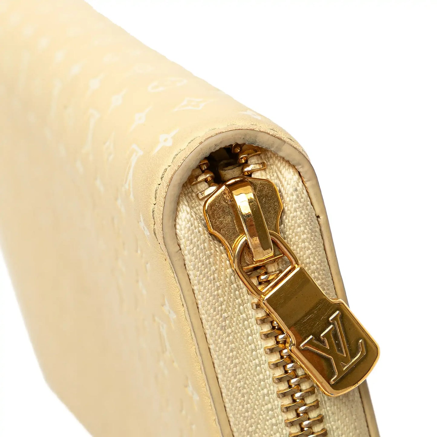 Louis Vuitton Embossed Calfskin Nanogram Zippy Wallet