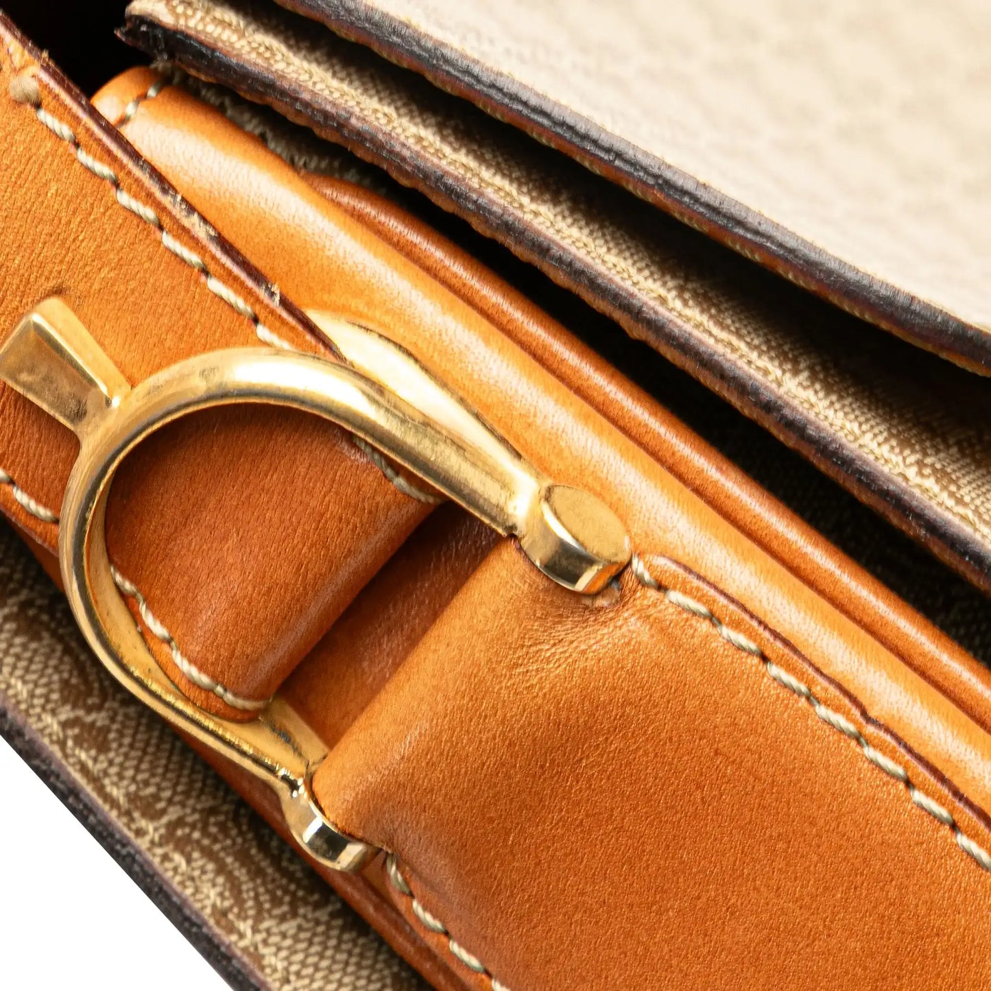 Celine Macadam Coated Canvas Horse Carriage Crossbody
