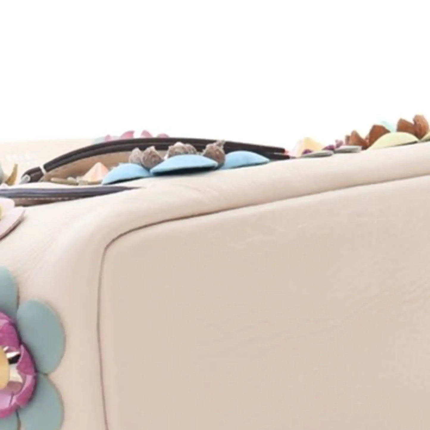 Fendi Mini Leather Vitello By The Way Flowerland Backpack