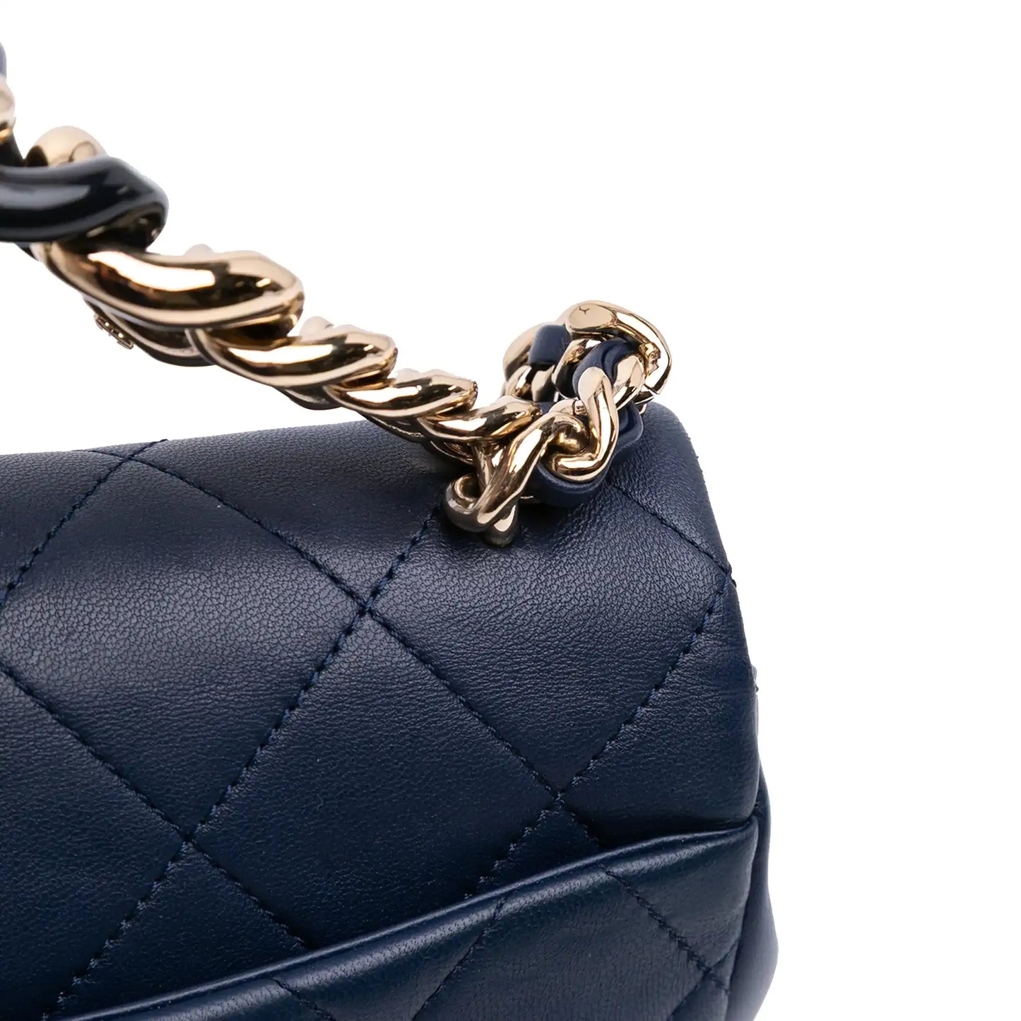 Chanel Small Lambskin Elegant Chain Single Flap