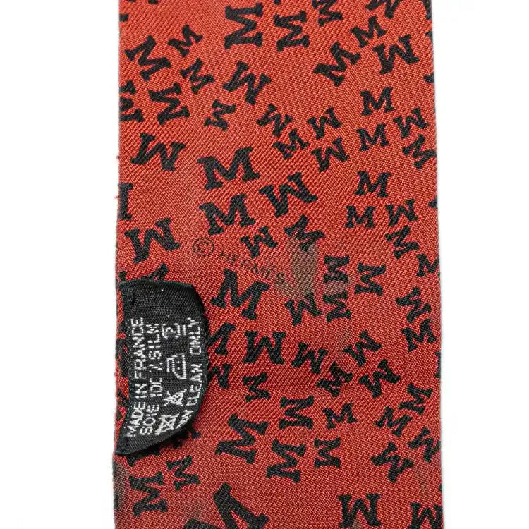 Hermès Scattered Letters Silk Twilly Scarf