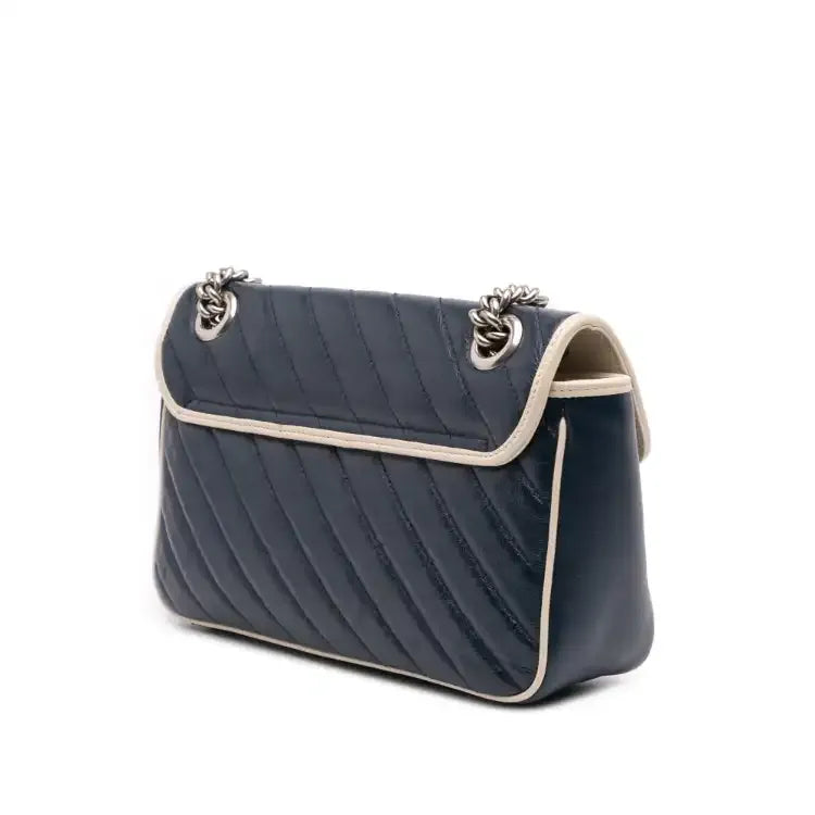 Gucci Small GG Marmont Matelasse Leather Torchon Flap Crossbody