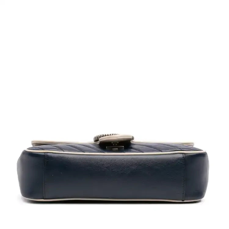 Gucci Small GG Marmont Matelasse Leather Torchon Flap Crossbody