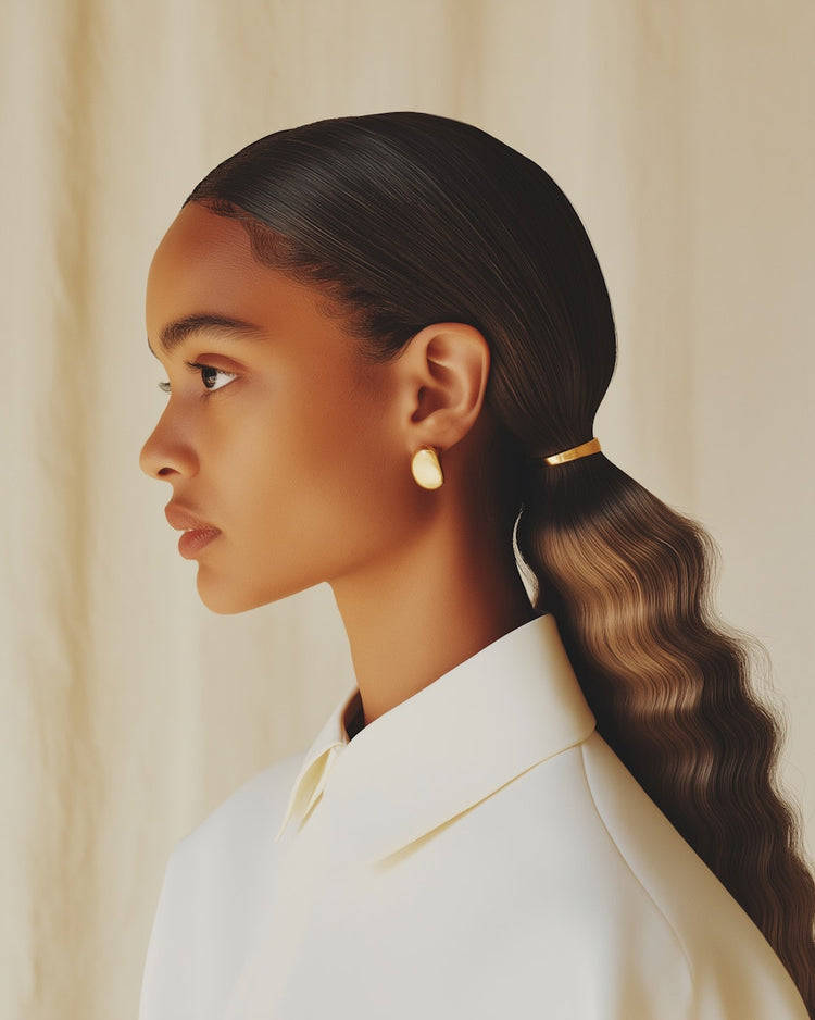Hair Jewelry 18K Gold Plated by Alexandria