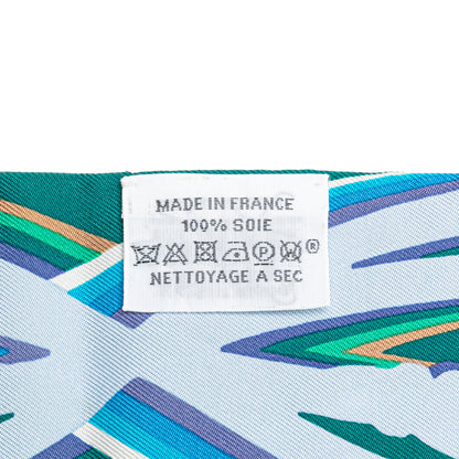 Hermès Brides de Gala Shadow Silk Twilly Scarf