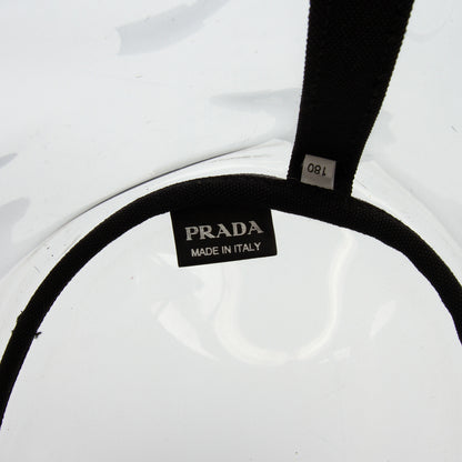 Prada PVC Canapa Logo Shopper Tote