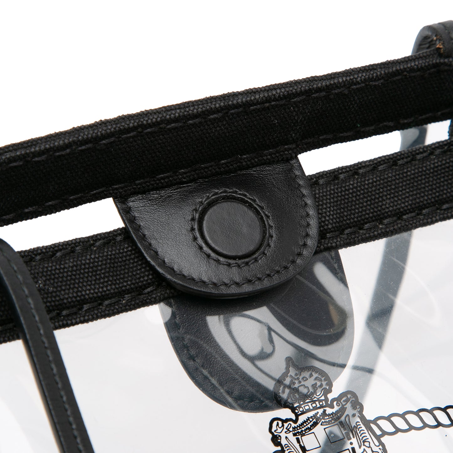 Prada PVC Canapa Logo Shopper Tote