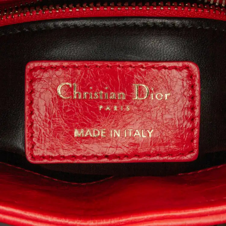Dior Mini Calfskin Sequin Embellished Lady
