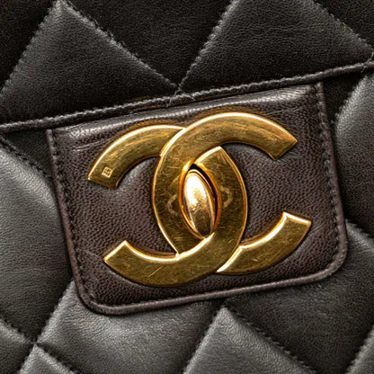Chanel CC Quilted Lambskin Flap Briefcase