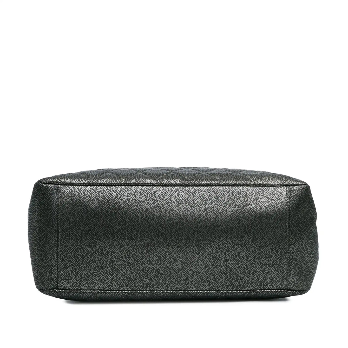 Chanel Metallic Caviar Grand Shopping Tote