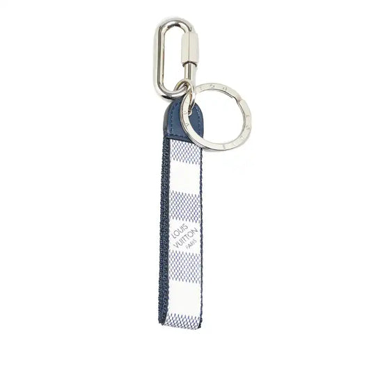 Louis Vuitton Damier Azur Coastline Matchpoint Dragonne Key Chain