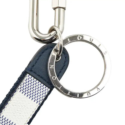 Louis Vuitton Damier Azur Coastline Matchpoint Dragonne Key Chain