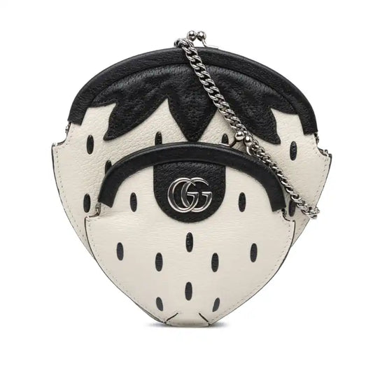 Gucci Leather Fruittini Strawberry Crossbody