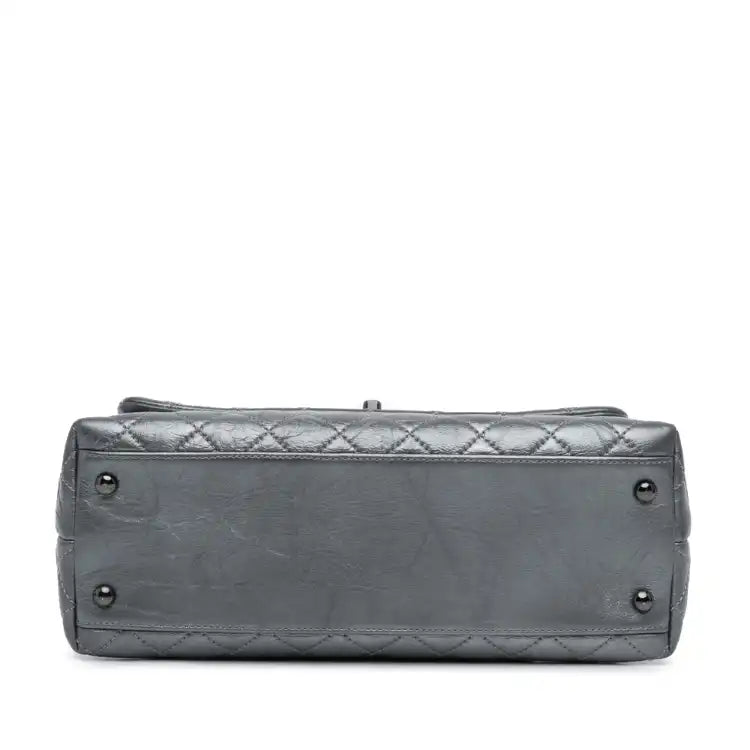 Chanel Small Quilted Aged Calfskin Coco Top Handle Bag