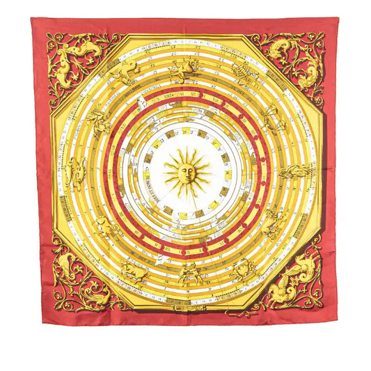 Hermès Astrologie Dies et Hore Silk Scarf