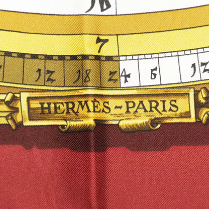 Hermès Astrologie Dies et Hore Silk Scarf