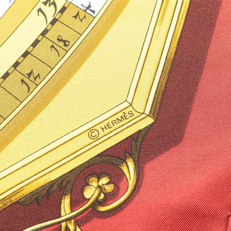 Hermès Astrologie Dies et Hore Silk Scarf