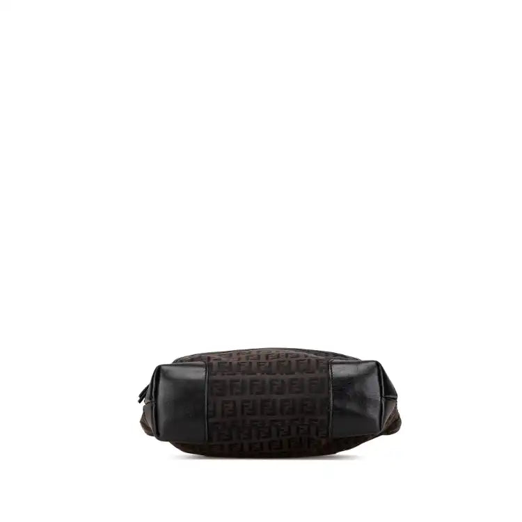 Fendi Zucchino Canvas Chef Front Pocket Shopping Tote