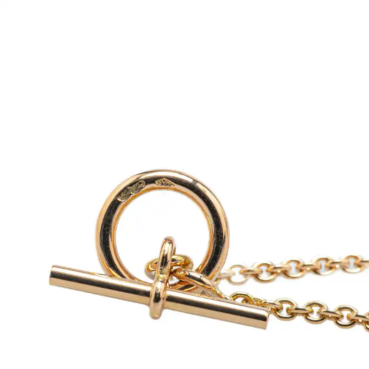 Hermès 18K Yellow Gold Chain Link Necklace