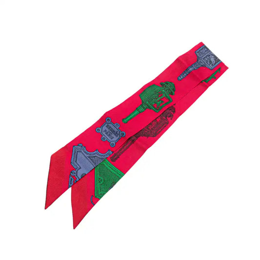 Hermès Merveilleuses Lanternes Twilly Silk Scarf
