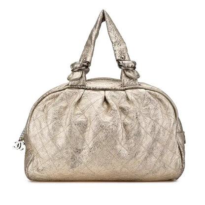Chanel Metallic Calfskin Le Marais Duffle Bag