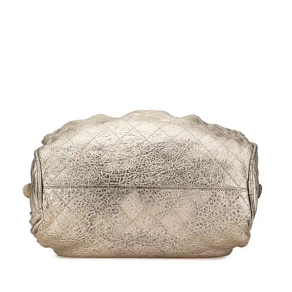 Chanel Metallic Calfskin Le Marais Duffle Bag