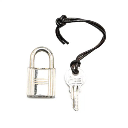 Hermès Palladium Plated Cadena Lock and Key