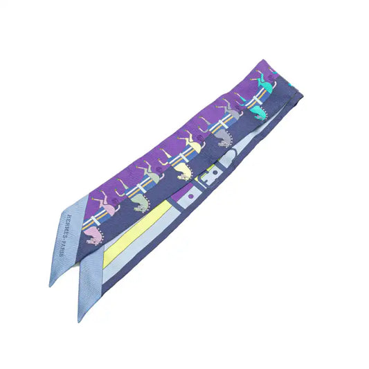 Hermès Rocabar Silk Twilly Scarf