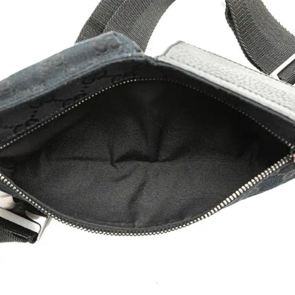 Gucci GG Canvas Double Pocket Belt Bag