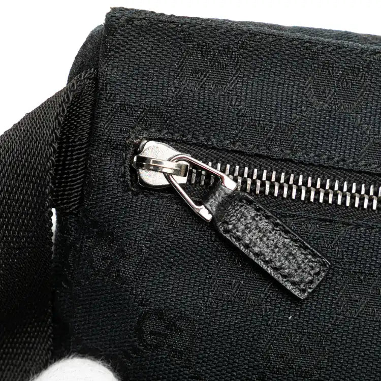 Gucci GG Canvas Double Pocket Belt Bag