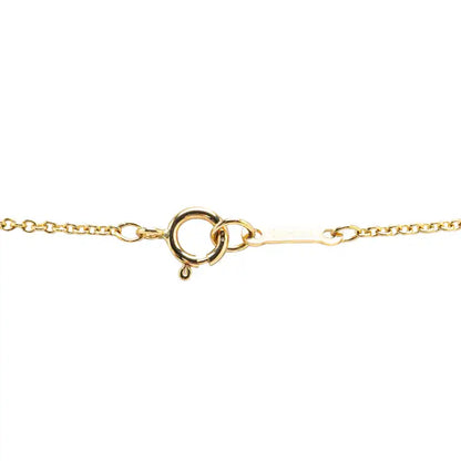 Tiffany Elsa Peretti 18K Yellow Gold Open Heart Pendant Necklace