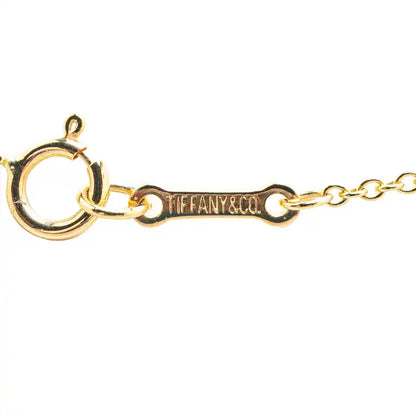 Tiffany Elsa Peretti 18K Yellow Gold Open Heart Pendant Necklace