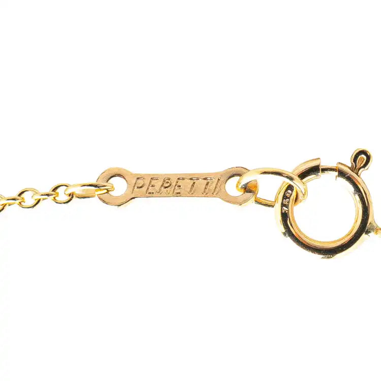 Tiffany Elsa Peretti 18K Yellow Gold Open Heart Pendant Necklace