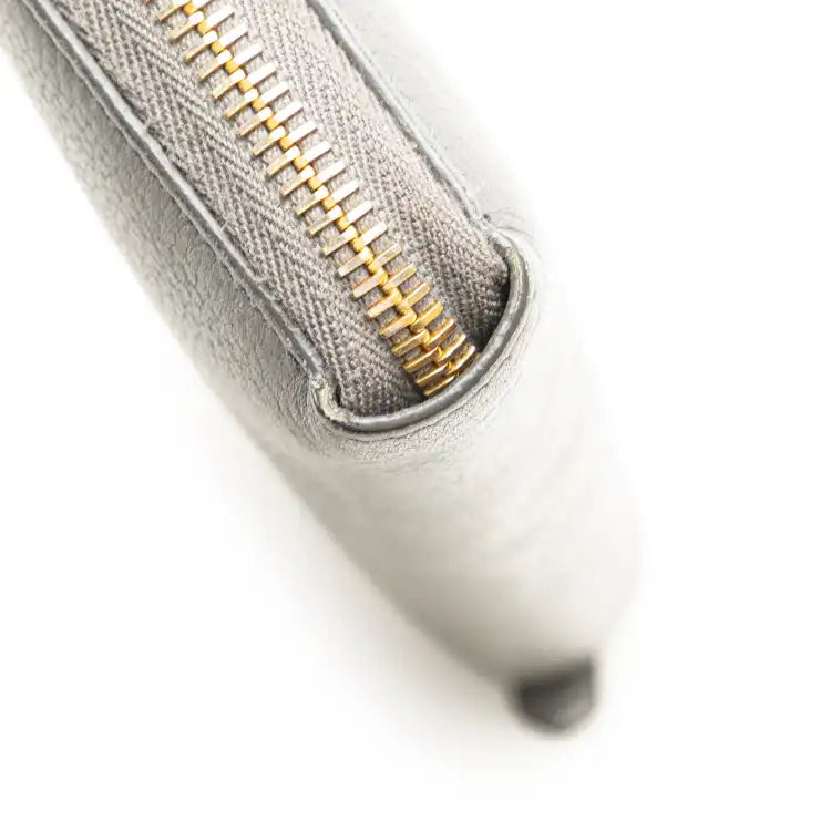Prada Vitello Daino Zip Around Long Wallet