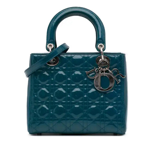 Dior Medium Patent Cannage Lady
