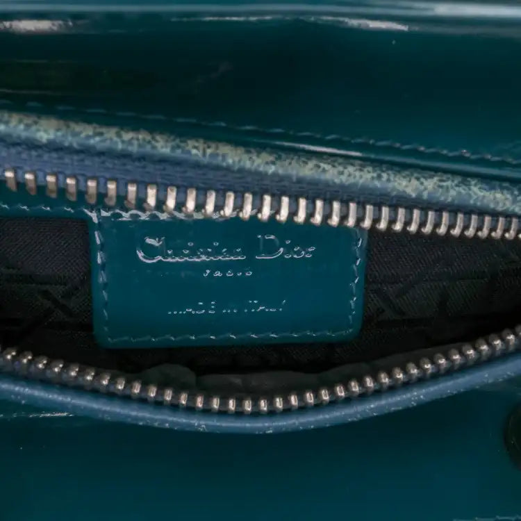 Dior Medium Patent Cannage Lady
