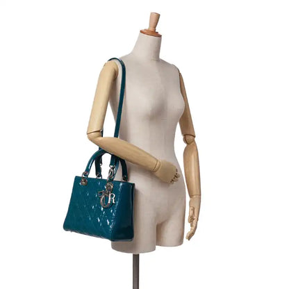 Dior Medium Patent Cannage Lady