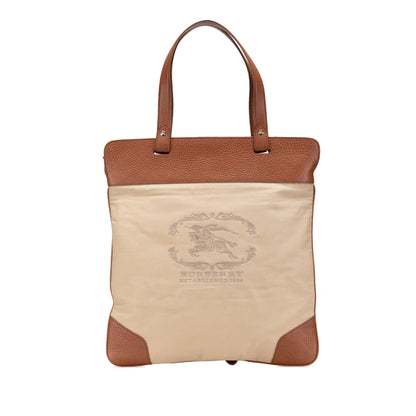 Burberry Canvas Stowell Roll Up Tote