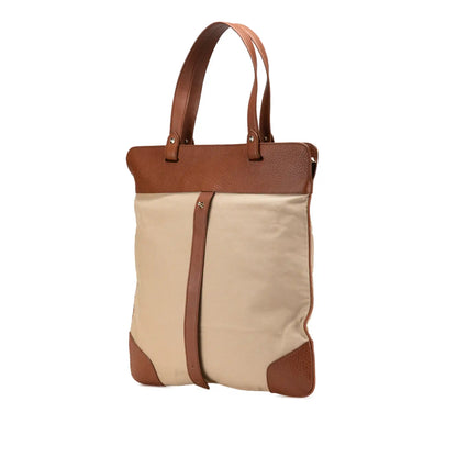 Burberry Canvas Stowell Roll Up Tote
