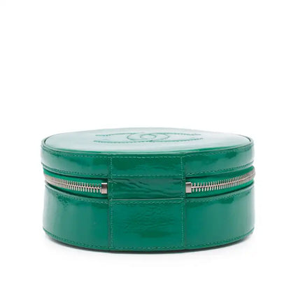 Chanel Patent Round As Earth Satchel