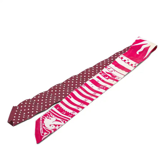 Hermès Astrologie A Pois Silk Twilly Scarf