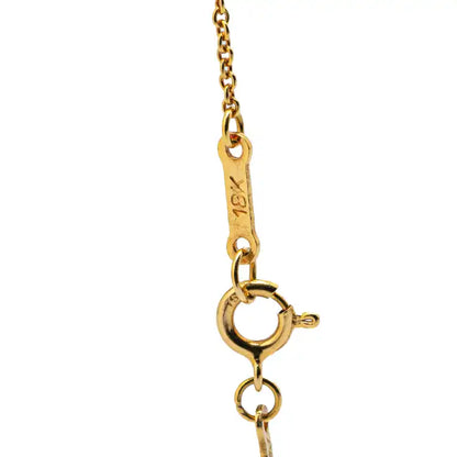 Tiffany Elsa Peretti 18K Yellow Gold Open Teardrop Pendant Necklace