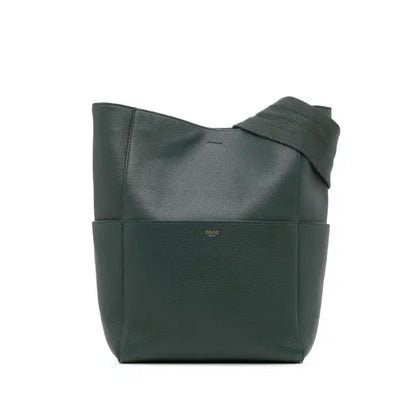 Celine Medium Leather Seau Sangle Bucket